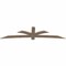 Ekena Millwork Davenport Smooth Timber Gable Bracket, Douglas Fir, 108"W x 27"H x 1 1/2"D x 5 1/2"F, 6/12 Pitch GBW108X27X0206DAV00SDF - alternate 3
